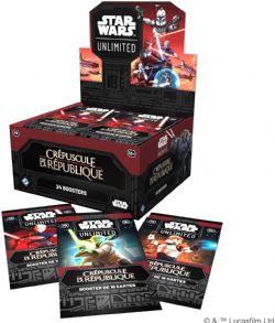 STAR WARS UNLIMITED - CRÉPUSCULE DE LA RÉPUBLIQUE BOOSTER ASST
